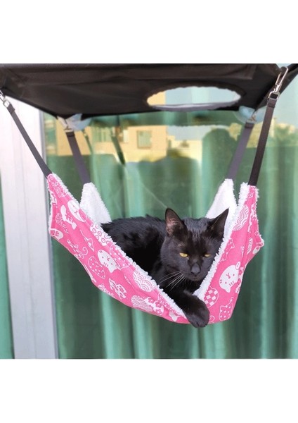 Pembe 53X35CM Atuban Kapalı Kediler Için Kedi Pencere Hamak (Yurt Dışından) fiyatları