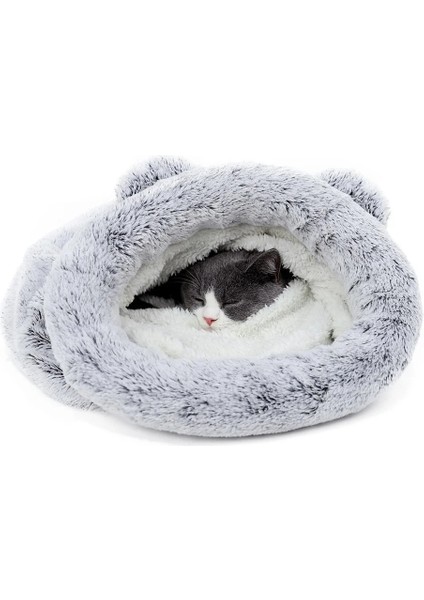 Gri 自定义形状3 Xl Yıkanabilir Peluş Kedi Uyku Tulumu Köpek Küçük Köpekler Kediler Mat Yatak Sıcak Yumuşak Evcil Hayvan Evi Kedi Uyku Yuvası Yastık Evcil Hayvan Ürünleri (Yurt Dışından) fırsatları