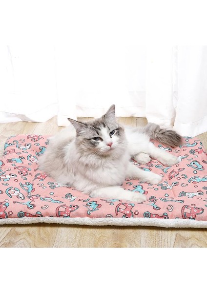 Orman Yeşili M 45X55 cm Köpek Yatağı Kalınlaşmış Köpek Mat Pet Kedi Yumuşak Polar Ped Battaniye Yatak Mat Yastık Ev Yıkanabilir Halı Evcil Hayvan Malzemeleri Cama Perro (Yurt Dışından) modelleri