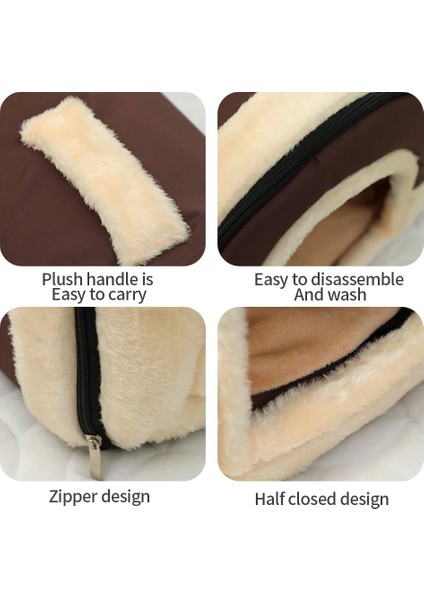 OUT2048-14 S Hanpanda Four Seasons Evrensel Taşınabilir 16 Çeşit Baskılar Pet Kumu Yarı Kapalı Kedi 3D Peluş Çıkarılabiliryıkanabilir Villa Çadırı (Yurt Dışından) indirimleri