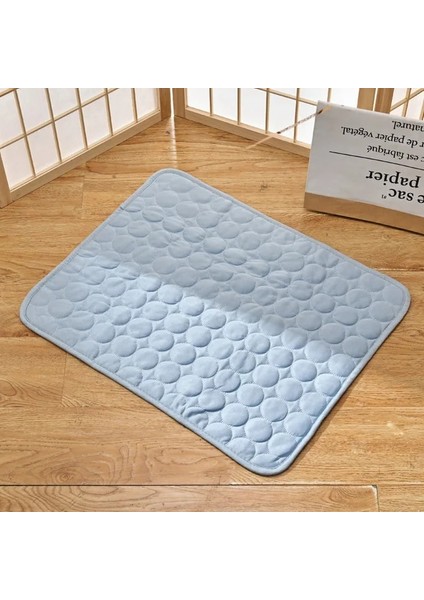 Açık Mavi Xs 40X30 cm Kedi Köpek Serin Yatak Paspasları Yaz Kediler Köpekler Için Soğutma Mat Nefes Alabilir Pet Buz Pedi Yıkanabilir Yavru Kedi Kanepe Yastığı Kedi Köpek Aksesuarları (Yurt Dışından)
