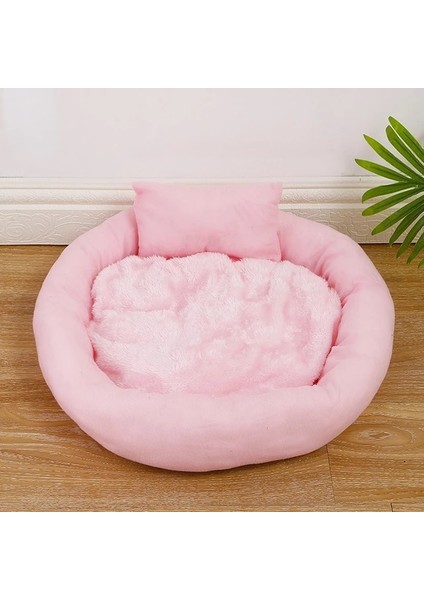 Pembe Yastık Olmadan 30CM Yumuşak Konfor Kediler Için Kedi Yatağı Küçük Köpek Yastık ile Sıcak Pet Yatak Köpek Kulübesi Kanepe Yavru Mağara Yastık Sıcak Kedi Aksesuarları (Yurt Dışından)