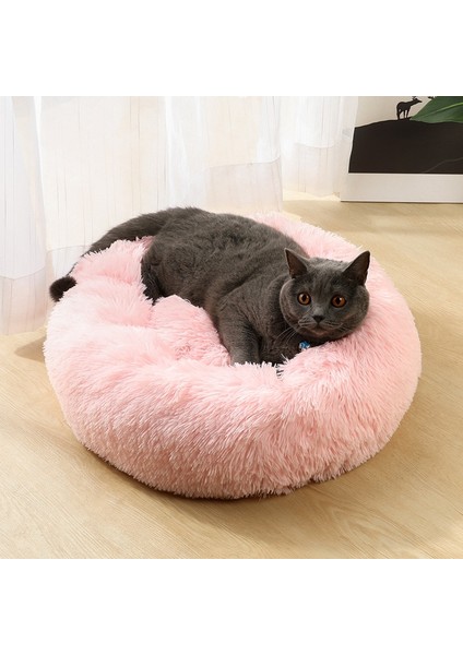 Z-Gökkuşağı 70 cm Yumuşak Köpek Yatağı Kedi Yatakları Kedi Uyku Peluş Mat Yastık Yavru Yuva Kanepe Köpek Yavrusu Için Renkli Kabarık Sıcak Rahat Pet Yatak (Yurt Dışından)