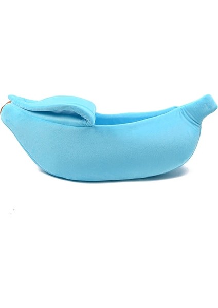 Mavi Xl 11-44 Lbs Için Komik Muz Kedi Yatak Evi Sevimli Rahat Kedi Mat Yataklar Sıcak Dayanıklı Taşınabilir Evcil Hayvan Sepeti Köpek Kulübesi Köpek Yastık Kedi Malzemeleri Çok Renkli (Yurt Dışından)
