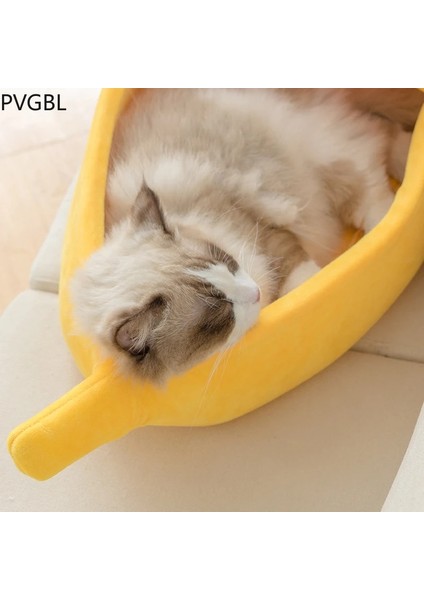 Mavi Xl 11-44 Lbs Için Komik Muz Kedi Yatak Evi Sevimli Rahat Kedi Mat Yataklar Sıcak Dayanıklı Taşınabilir Evcil Hayvan Sepeti Köpek Kulübesi Köpek Yastık Kedi Malzemeleri Çok Renkli (Yurt Dışından) indirimleri