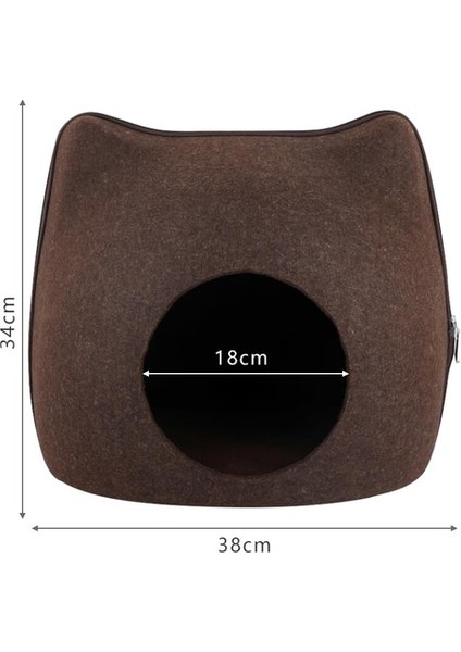 Aqua Yeşil Ayrılabilir Doğal Keçe Kedi Yatağı Nefes Kedi Pet Mağarası Koyu Gri Kedi Yatak Evi Yastık ile Evcil Hayvanlar Için Kediler Evcil Hayvan Aksesuarları (Yurt Dışından) fiyatları