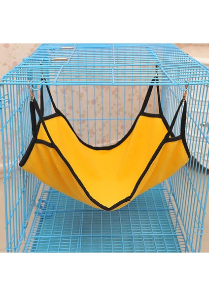 Sarı 50X40CM Kedi Hamak Yatak Asılı Evcil Hayvan Kafesi Hamak Yumuşak Kedi Evi Yastık Mat Yaz Soğutma Evcil Hayvan Sepeti Goblen Evcil Hayvan Aksesuarları (Yurt Dışından)
