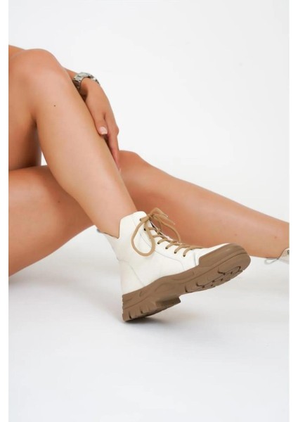 23K310-14 Kadın Içi Yünlü Kaymaz Taban Deri Bot modelleri