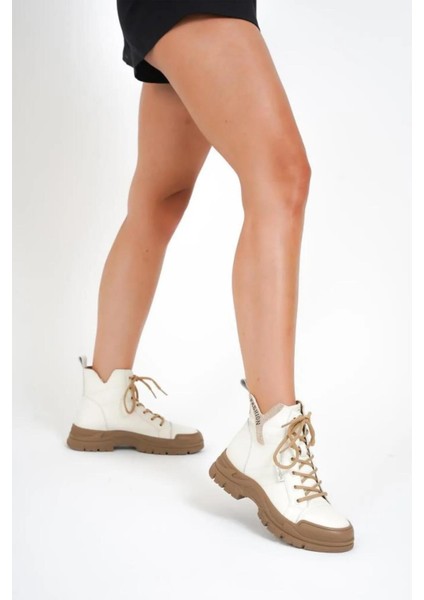 23K310-14 Kadın Içi Yünlü Kaymaz Taban Deri Bot indirimleri