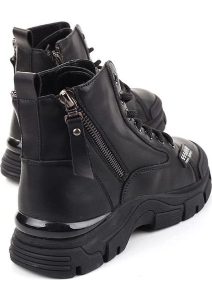 23K310-9 Kadın Içi Yünlü Kaymaz Taban Deri Bot modelleri