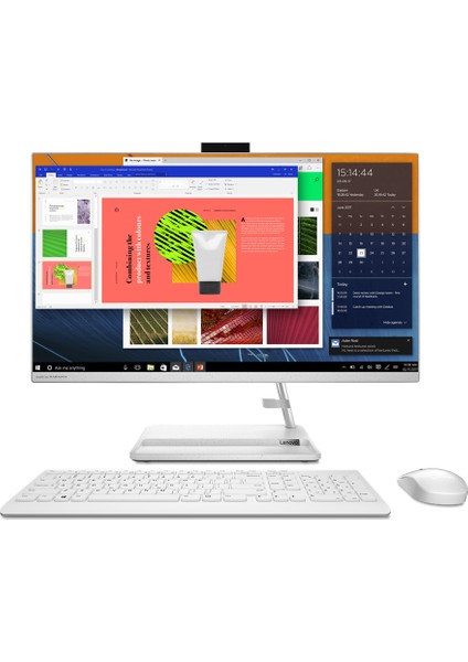 Ideacentre Aıo 3 27IAP7 Intel Core I5-12450H 16GB 1tb SSD Inteluhdgraphic Windows 11 Pro 27 Fhd IPS F0GJ00GQTX-161W Beyaz All In One Bilgisayar