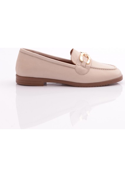 06 Kadin Dikiş Detayli Çiçek Süsleme Babet