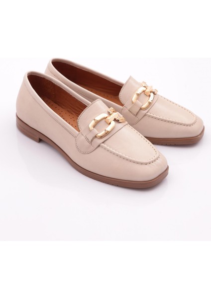 06 Kadin Dikiş Detayli Çiçek Süsleme Babet fiyatları