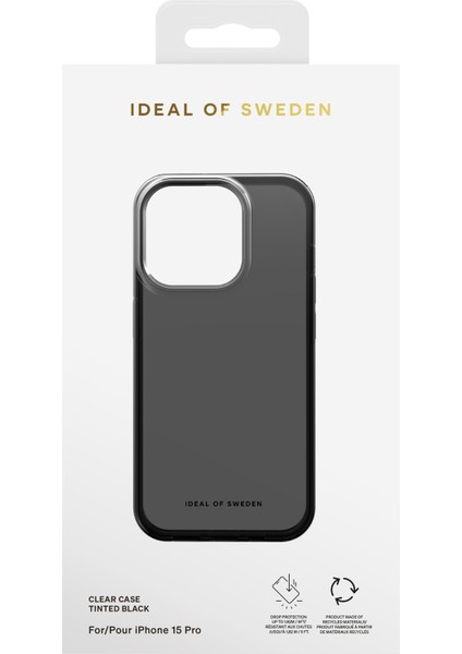 Clear Case iPhone 15 Pro Telefon Kılıfı Siyah