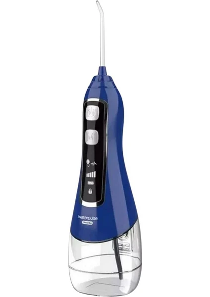 Kablosuz Pro V580 Water Flosser 320ml Taşınabilir Diş/Protez Bakım Ve Ağız Duşu Mavi