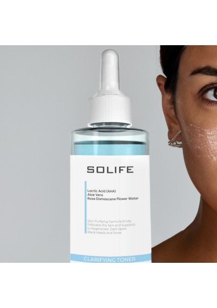 Clarifying Toner Aha Içeren Temizleyici Nemlendirici Tonik 250 ml