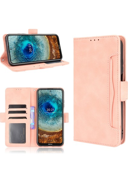 Nokia X20 Kart Yuvalı Deri Cüzdan Telefon Kılıfı (Yurt Dışından) modelleri