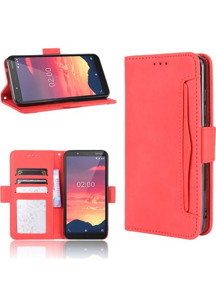 Nokia C2 Kart Yuvalı Deri Cüzdan Telefon Kılıfı (Yurt Dışından) modelleri