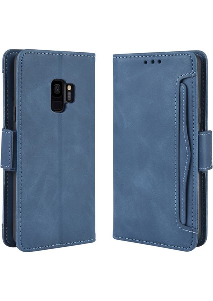 Samsung Galaxy S9 Plus Kart Yuvalı Deri Cüzdan Telefon Kılıfı (Yurt Dışından)