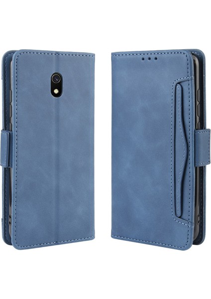 Xiaomi Redmi 8A Kart Yuvalı Deri Cüzdan Telefon Kılıfı (Yurt Dışından)