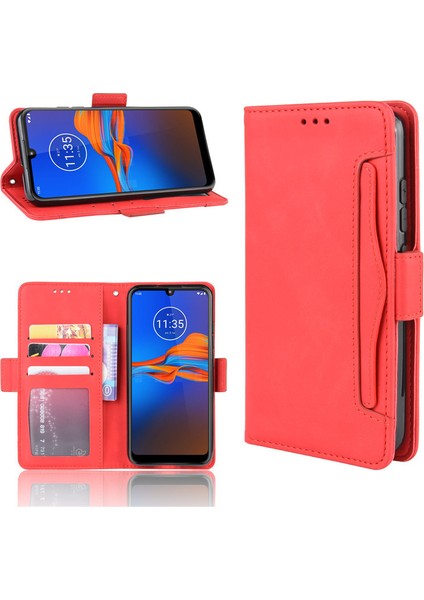 Motorola Moto E6 Plus Kart Yuvalı Deri Cüzdan Telefon Kılıfı (Yurt Dışından) modelleri