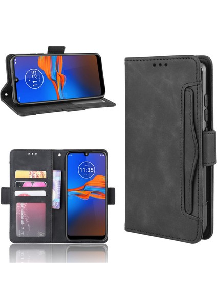 Motorola Moto E6 Plus Kart Yuvalı Deri Cüzdan Telefon Kılıfı (Yurt Dışından) modelleri
