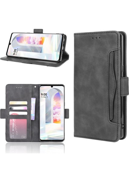 Lg Velvet Kart Yuvalı Deri Cüzdan Telefon Kılıfı (Yurt Dışından) modelleri