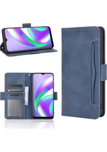 Oppo Realme Narzo 20 Pro Kart Yuvalı Deri Cüzdan Telefon Kılıfı (Yurt Dışından) modelleri