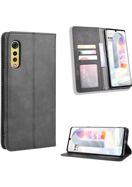 Lg Velvet Kart Yuvalı Deri Cüzdan Telefon Kılıfı (Yurt Dışından)