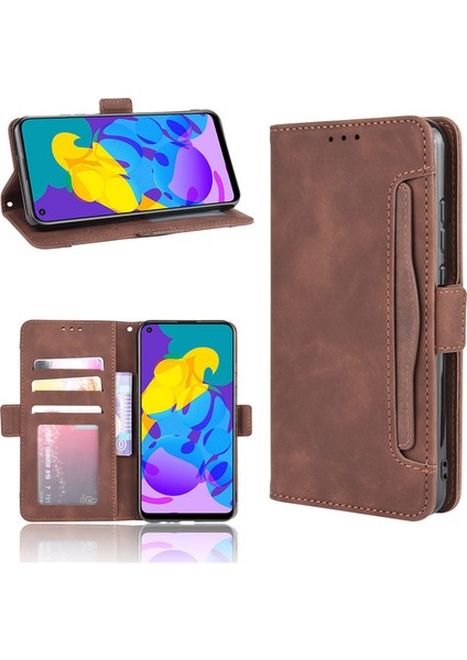 Huawei Honor Play 4t Kart Yuvalı Deri Cüzdan Telefon Kılıfı (Yurt Dışından)