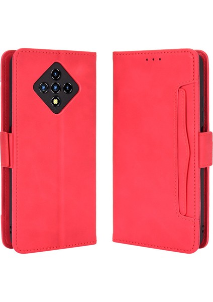 Infinix Zero 8 Kart Yuvalı Deri Cüzdan Telefon Kılıfı (Yurt Dışından)
