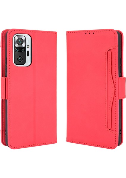 Xiaomi Redmi Note 10 Pro Max Kart Yuvalı Deri Cüzdan Telefon Kılıfı (Yurt Dışından)
