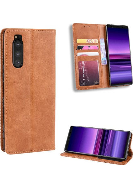 Sony Xperia 1 Iı Cüzdan Deri Flip Telefon Kılıfı (Yurt Dışından)