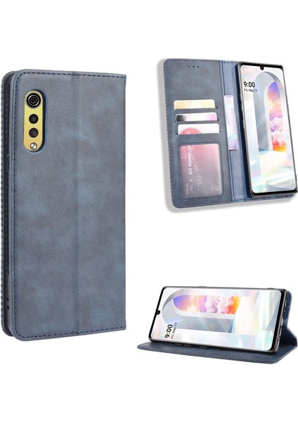 Lg Velvet Kart Yuvalı Deri Cüzdan Telefon Kılıfı (Yurt Dışından)