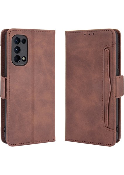 Oppo Reno 5 Kart Yuvalı Deri Cüzdan Telefon Kılıfı (Yurt Dışından) fiyatları