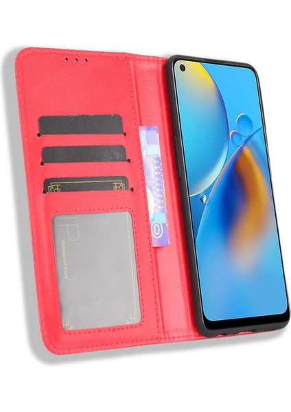Oppo A74 4g Kart Yuvalı Deri Cüzdan Telefon Kılıfı (Yurt Dışından) fiyatları