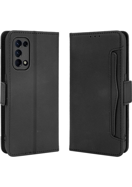 Oppo Reno 5 Kart Yuvalı Deri Cüzdan Telefon Kılıfı (Yurt Dışından) fiyatları