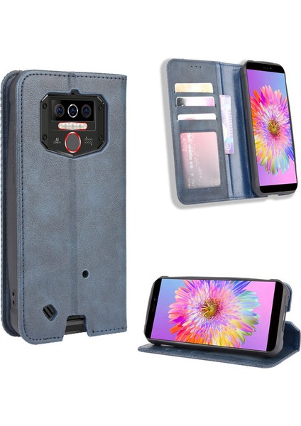 Oukitel Wp5 Kart Yuvalı Deri Cüzdan Telefon Kılıfı (Yurt Dışından)