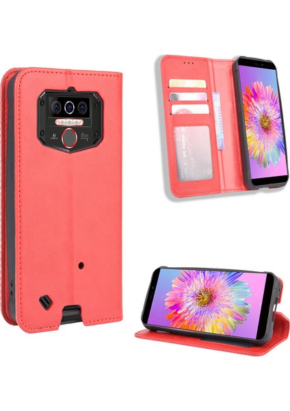 Oukitel Wp5 Kart Yuvalı Deri Cüzdan Telefon Kılıfı (Yurt Dışından)