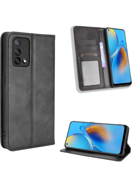 Oppo A74 4g Kart Yuvalı Deri Cüzdan Telefon Kılıfı (Yurt Dışından) fiyatları
