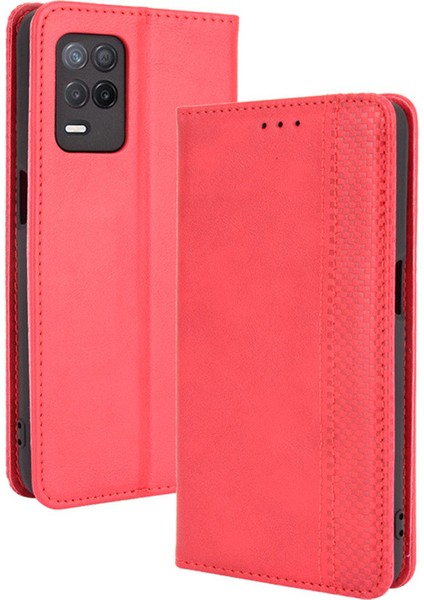 Oppo Realme 8 5g Kart Yuvalı Deri Cüzdan Telefon Kılıfı (Yurt Dışından) fırsatları