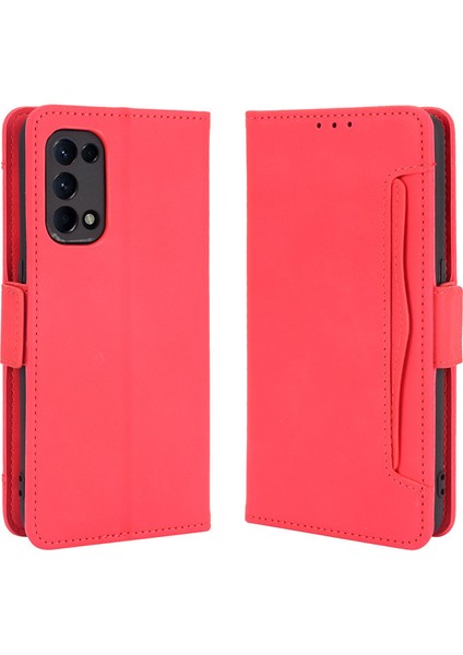 Oppo Reno 5 Pro Kart Yuvalı Deri Cüzdan Telefon Kılıfı (Yurt Dışından) fiyatları