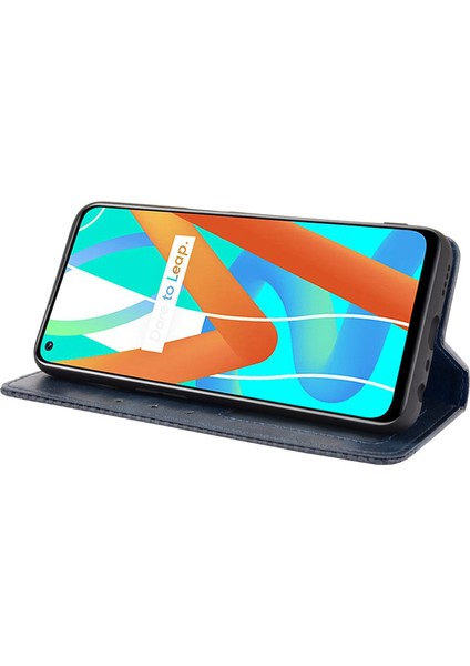 Oppo Realme 8 5g Kart Yuvalı Deri Cüzdan Telefon Kılıfı (Yurt Dışından) modelleri