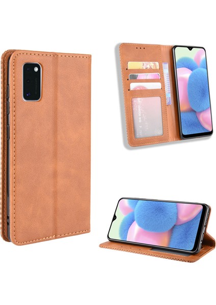 Samsung Galaxy A41 Cüzdan Deri Flip Telefon Kılıfı (Yurt Dışından)