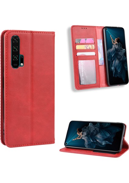 Huawei Honor 20 Cüzdan Deri Flip Telefon Kılıfı (Yurt Dışından)