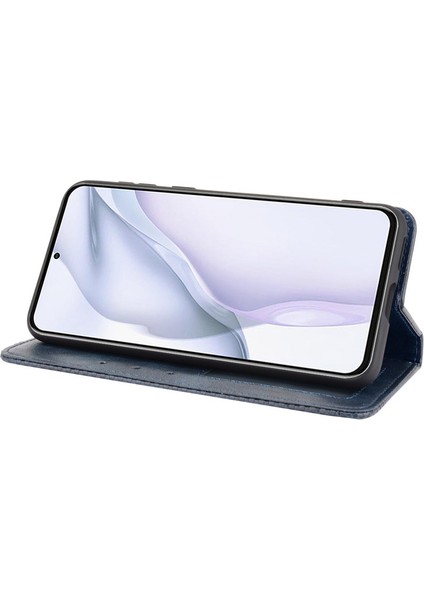 Huawei P50 Pro Kart Yuvalı Deri Cüzdan Telefon Kılıfı (Yurt Dışından)