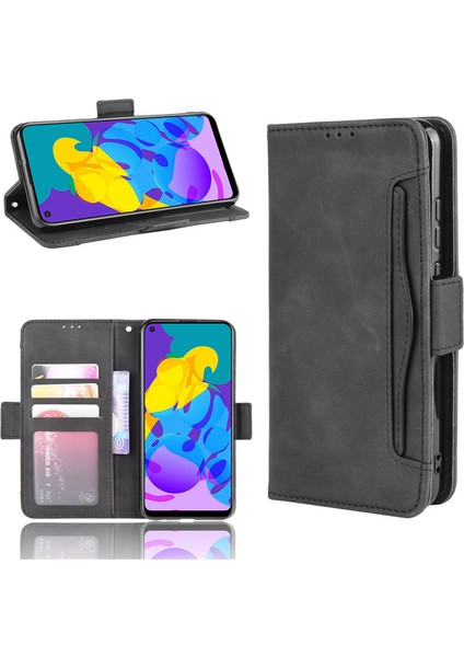 Huawei Honor Play 4t Kart Yuvalı Deri Cüzdan Telefon Kılıfı (Yurt Dışından)