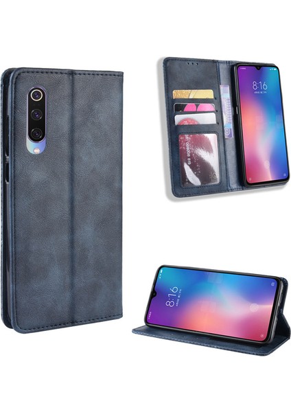 Xiaomi Mi CC9E Cüzdan Deri Flip Telefon Kılıfı (Yurt Dışından)