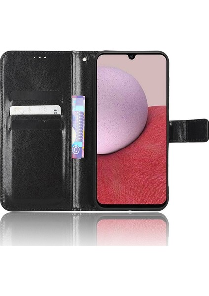 Samsung Galaxy A14 5g Için Kordonlu Deri Cüzdan Telefon Kılıfı (Yurt Dışından)