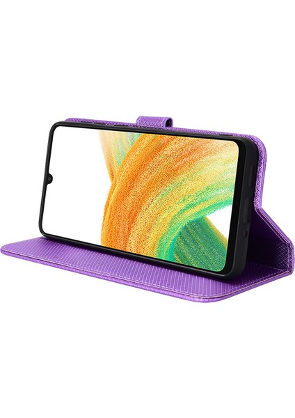 Samsung Galaxy A33 5g Kart Yuvalı Deri Cüzdan Telefon Kılıfı (Yurt Dışından)